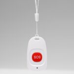 433MHz Impermeable SOS Solo botón Control remoto Un botón Botón de ayuda de emergencia
