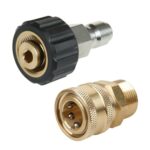 Accesorios para lavadora a presión conexión rápida manguera de agua para lavado de coches conexión rápida, 14-3/8 Male + 15-3/8 Female