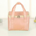 Bolsa de aislamiento de tela Oxford grande, bolsa de almuerzo portátil, bolsa de picnic al aire libre cuadrada de Color