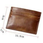 Tarjetero para hombre, funda para licencia de conducir, tarjetero para tarjetas bancarias múltiples - Imagen 4