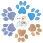 10 pegatinas antideslizantes de PEVA para bañera, pegatinas antideslizantes de dibujos animados, 11.4x11.4cm - Imagen 2