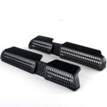 2 uds cubierta de escape de aire de coche cubierta de protección de salida de aire de asiento para Skoda, Upgraded pair, Flocked pair