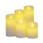 3 PCS LED Vela electrónica Luz Cumpleaños Boda Decoración del hogar Accesorios Candelabro, Recargable, Tamaño:, Rechargeable 7.5 x 15CM - Imagen 2