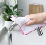 Paño de fibra de bambú para platos, trapo para el hogar, trapo de limpieza de aceite antiadherente grueso de ocho capas, Color aleatorio, 20 Uds., Oil Cleaning Rag - Imagen 4
