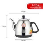 KAMJOVE Hervidor eléctrico Accesorios 304 Estufa de arte de té de acero inoxidable, T-20A 0.9L - Imagen 2