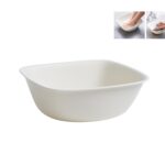 5 PCS Pequeño Hogar Dormitorio Lindo Cuadrado Lavandería Lavado De Verduras Lavabo, 28.28x28.28x10cm