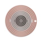 Almohadilla de aislamiento térmico de silicona redonda 3 en 1, almohadilla de vajilla multifuncional resistente a altas temperaturas, posavasos combinados, F2 - Imagen 2
