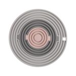 Almohadilla de aislamiento térmico de silicona redonda 3 en 1, almohadilla de vajilla multifuncional resistente a altas temperaturas, posavasos combinados, F5 - Imagen 2
