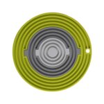 Almohadilla de aislamiento térmico de silicona redonda 3 en 1, almohadilla de vajilla multifuncional resistente a altas temperaturas, posavasos combinados, L1 - Imagen 2