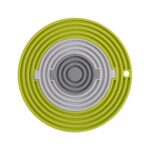 Almohadilla de aislamiento térmico de silicona redonda 3 en 1, almohadilla de vajilla multifuncional resistente a altas temperaturas, posavasos combinados, L2 - Imagen 2