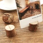10 PCS Log Stump Not Not Holder Photo Clip Creative Home DIY adornos decorativos disparos - Imagen 5