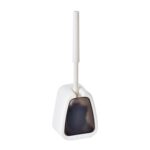 Cepillo de baño de pared, cepillo de limpieza de baño Simple sin perforaciones, 2 uds.