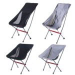 Silla plegable portátil de aleación de aluminio para acampar, ocio, pesca, Small, Large - Imagen 2