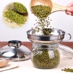 Hogar Cocina 304 Embudo de comida pequeño de calibre grande de acero inoxidable - Imagen 4