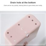 Estante de baño de 3 uds., ventosa montada en la pared, caja de almacenamiento sin perforaciones, soporte para cepillo de dientes, estante para pasta dental - Imagen 3