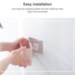 Estante de baño de 3 uds., ventosa montada en la pared, caja de almacenamiento sin perforaciones, soporte para cepillo de dientes, estante para pasta dental - Imagen 4
