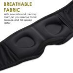 VG014 Máscara de ojos inteligente Bluetooth desmontable Máscara de sueño de música para siesta de viaje, VG014 Black, VG014 Gray - Imagen 3