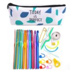 Material de herramienta para tejer DIY hecho a mano de ganchillo de una sola cabeza de alúmina de Color, 30 PCS/Set