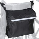 Bolsa de almacenamiento para reposabrazos de silla de ruedas eléctrica para exteriores, 18x16x8 inches