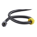 Manguera de entrada de agua fría y caliente a prueba de explosiones de alta presión con tejido metálico de acero inoxidable 304 de 8 piezas, 60 cm - Imagen 2