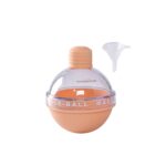 Molde de silicona para cubitos de hielo, bola de hielo con bombilla de whisky casera, 2 uds., con embudo, With Funnel+Cherry Blossom Pink