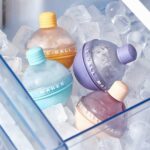 Molde de silicona para cubitos de hielo, bola de hielo con bombilla de whisky casera, 2 uds., con embudo, With Funnel+Lavender Purple - Imagen 2