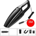 Aspiradora de coche de alta potencia, 120W, aspiradora de doble uso para el hogar, potentes modelos con cable en seco y húmedo, séptima generación