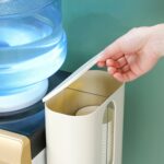 Dispensador automático de vasos de papel desechables montado en la pared sin perforaciones para el hogar - Imagen 3