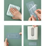 Dispensador automático de vasos de papel desechables montado en la pared sin perforaciones para el hogar - Imagen 5