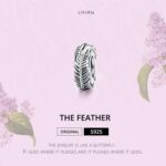 Cuentas de plumas de Bohemia de plata de ley 925 para mujer, accesorios de pulsera DIY - Imagen 4