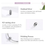 Cuentas de plumas de Bohemia de plata de ley 925 para mujer, accesorios de pulsera DIY - Imagen 5
