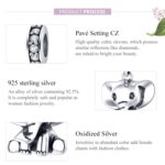 S925 Plata de Ley Animal Elefante Colgante DIY Pulsera Accesorios - Imagen 4