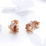 Pendientes en forma de café Joyas simples para niña - Imagen 3