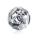 Playa S925 plata esterlina con cuentas hueco DIY pulsera collar accesorios de cuentas