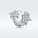Accesorios del collar de la pulsera de DIY con cuentas de estrella de plata esterlina S925 - Imagen 2