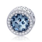 Perlas de plata esterlina Mysterious Starry Sky Drop Oil S925