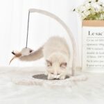 Rascador de gato Dispositivo de frotamiento de juguete Muebles de madera maciza Suministros para mascotas