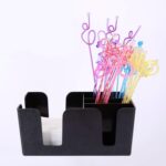 Caja de almacenamiento multifuncional de la paja de la toalla de papel de la cafetería