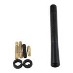 5 uds. Antena de soldadura de carbono de aleación de aluminio decoración del coche antena hermosa modificación de la antena del techo del coche - Imagen 2