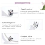 Accesorio de pulsera de bricolaje con cuentas de animales Koala lindo de plata esterlina S925 - Imagen 4