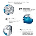 Alrededor del mundo con cuentas S925 cuentas sueltas de plata esterlina DIY accesorios de pulsera - Imagen 4