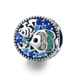 S925 cuentas de aceite de pescado colorido mundo submarino de plata esterlina accesorios de pulsera DIY