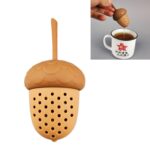 Mini colador de té de bellota, fabricante de té con fugas de té de silicona