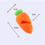6 PCS Silicona Zanahoria Olla Tapa Dispositivo anti-desbordamiento elevado Dispositivo de utilidad de cocina - Imagen 5