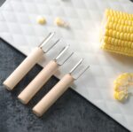 10 Uds Tenedor de maíz Aguja para asar de maíz Extensor de moxa Tapón de maíz Herramienta de barbacoa Tenedor de barbacoa - Imagen 4