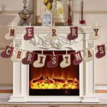 Banner de Navidad FELIZ NAVIDAD Decoración de Navidad Bandera Colgante de Navidad