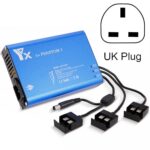 Cargador de controlador de batería inteligente 4 en 1 paralelo Power Hub para Dron DJI Phantom 3 Standard SE FPV, UK Plug