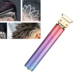 Cortadora de pelo eléctrica retro de Clipper pequeña de color degradado con carga USB