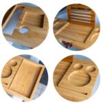 Bañera Vino Teléfono móvil Soporte para tableta Bañera Estante Bandeja Estante Estante - Imagen 4