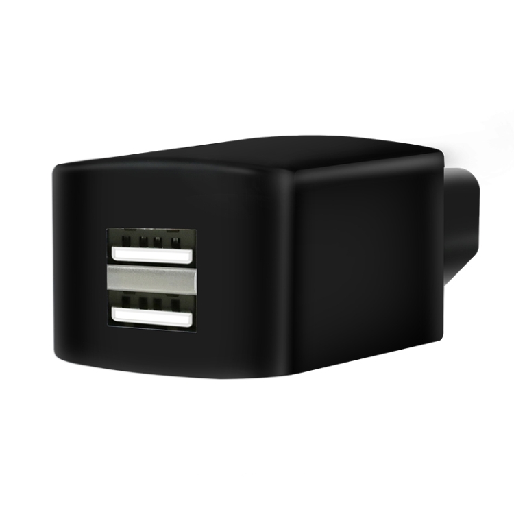 TBD0427014304.jpg Cargador de teléfono móvil para coche eléctrico, batería de litio, conexión inversa inteligente Universal, 3 uds., Extended Black Double Port 2A - Imagen 1